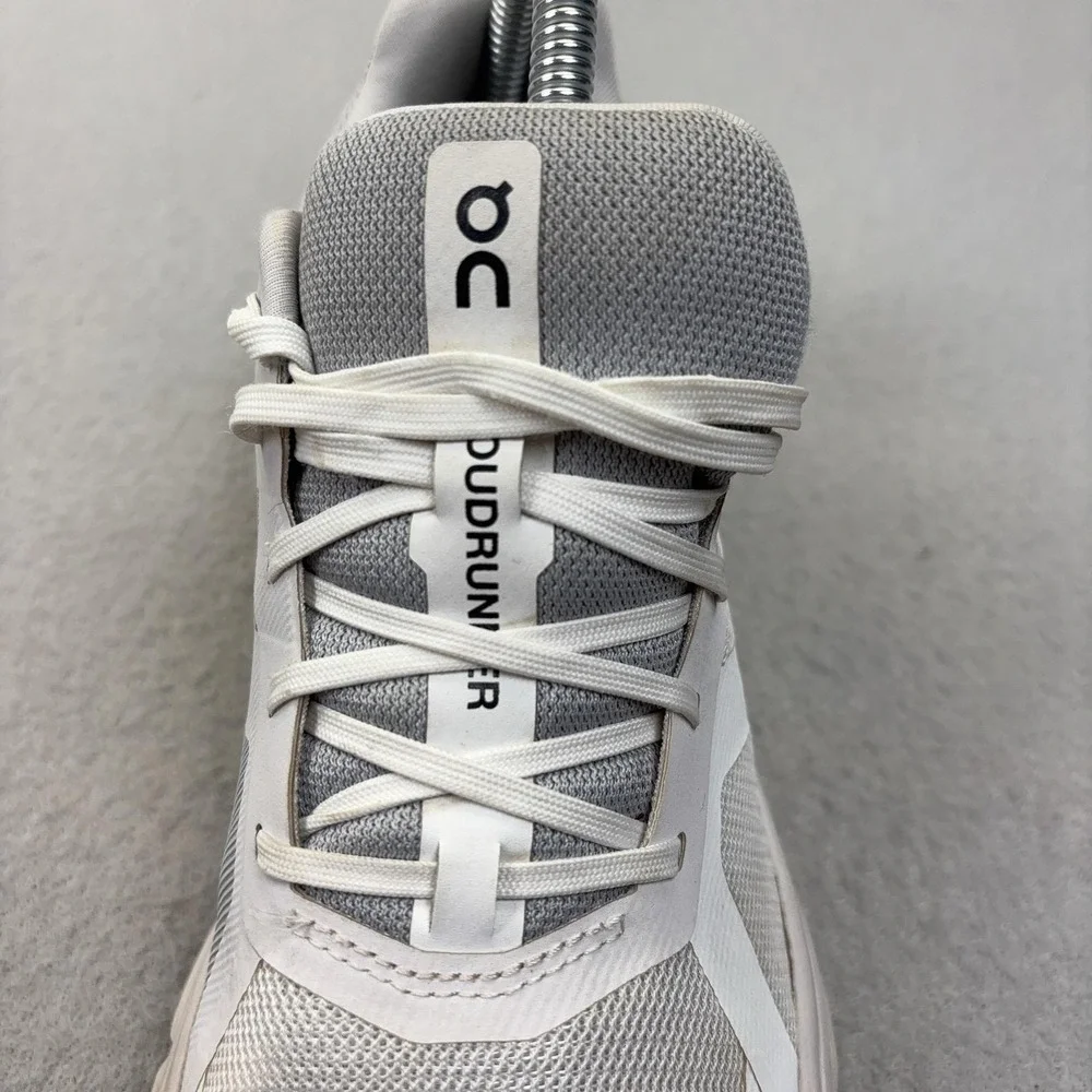On Cloudrunner Shoes Womens Size 7.5 White CloudTec Running Sneakers Athletic